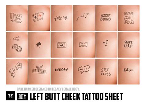 bum cheek tattoo ideas|But cheek tattoos for women